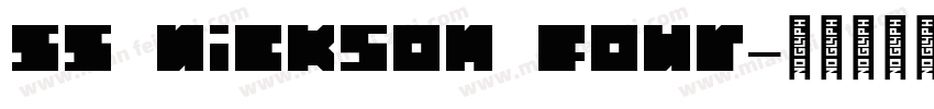 SS Nickson Four字体转换